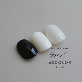 【SEE SEE NAIL】單瓶 001~030 甲油色膠 色膠 微透黑 白 透白 平價 熱銷 凝膠 美甲色膠 SSN