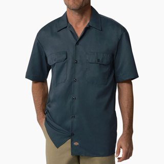 【DICKIES】美線 1574 AF Short Work Shirt 短袖 工作襯衫 (空軍藍 AF) 化學原宿