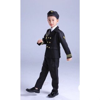 🌹手舞足蹈舞蹈用品🌹兒童小機長制服/機師/飛行員演出服裝/購買價$600元