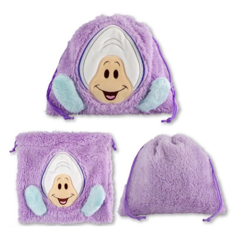 迪士尼 愛麗絲 愛麗絲夢遊仙境 牡蠣寶寶 束口袋 牡蠣 抱枕 可收納 毯子 毛毯 抱枕毯
