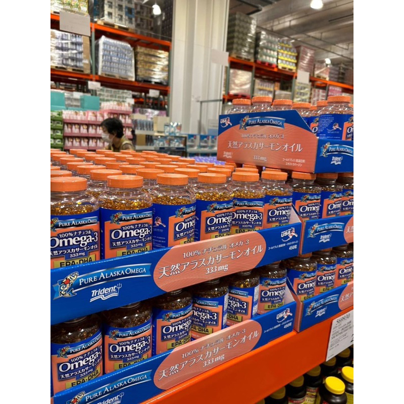 🌸現貨24小時🉑️出貨🚚👉日本Costco限定好市多阿拉斯加產Omega3野生純鮭魚油軟膠囊450粒裝