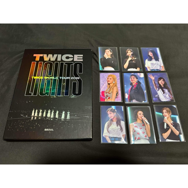 TWICE WORLD TOUR 2019 演唱會小卡 TWICELIGHTS IN SEOUL DVD
