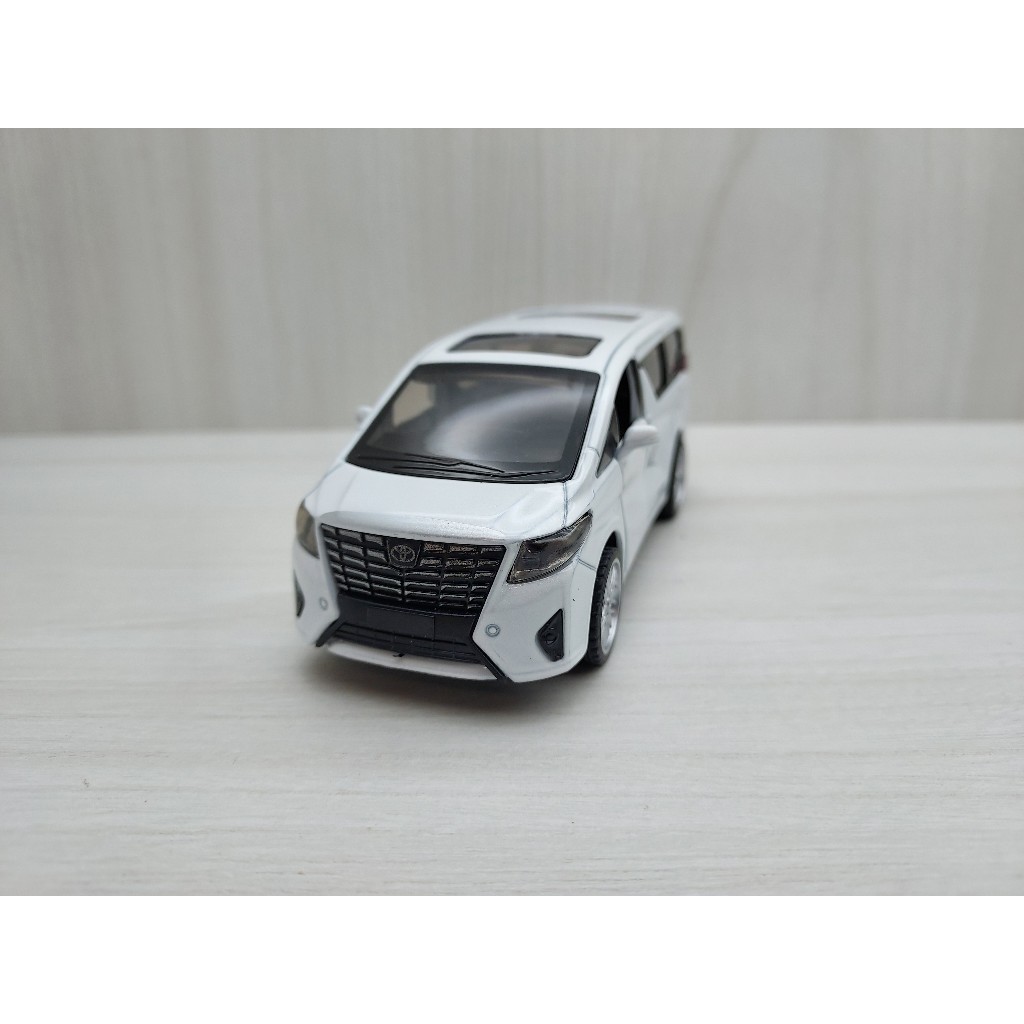 全新盒裝~1:43~豐田 TOYOTA 埃爾法 ALPHARD 合金模型玩具車 白色