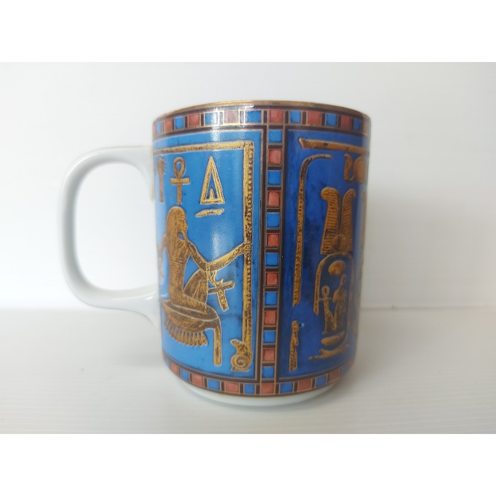 埃及帶回 埃及馬克杯 埃及文明馬克杯 彩繪埃及馬克杯 埃及彩繪馬克杯