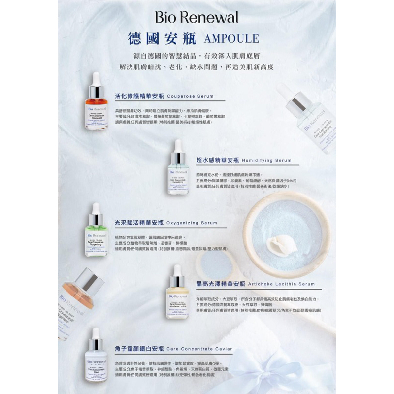 bio renewal活化安瓶 水感安瓶 光采安瓶 30ml