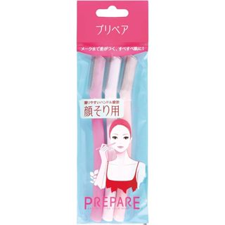 現貨！日本製 SHISEIDO 資生堂 PREPARE 安全剃刀 修眉刀 修容刀