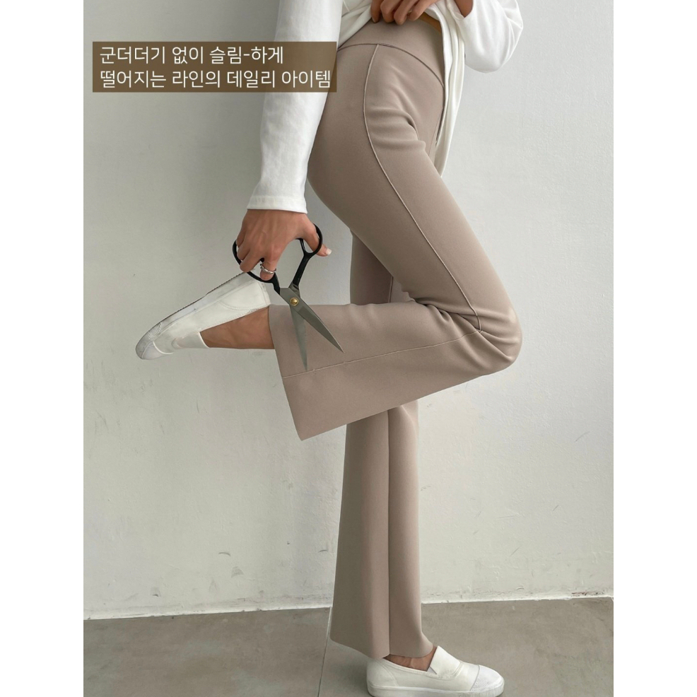 [YOLATENGO] 收小腹生活褲 韓國東大門顯瘦超彈力修身藏小腹休閒褲