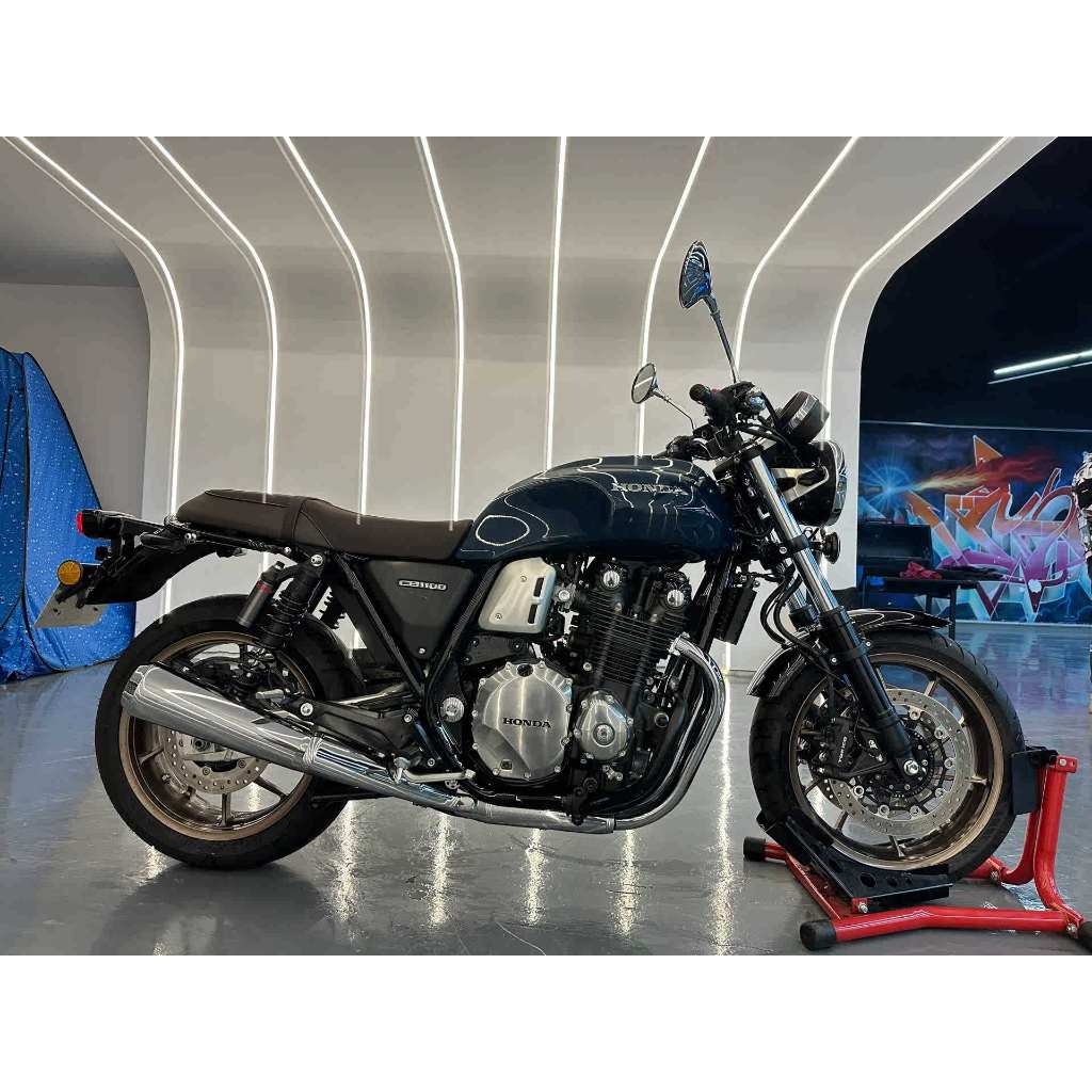 CB1100RS金屬後照鏡 適用於 本田 CB1100EX改裝金屬手把鏡 CB1100EX  CB1100RS端子後照鏡