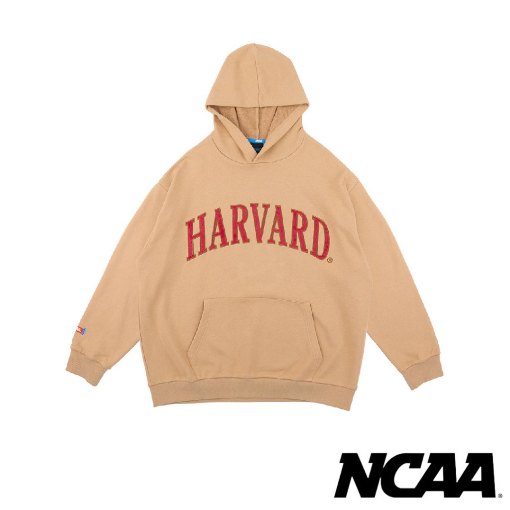 NCAA 哈佛 經典文字 帽T【73511051】長袖 基本款 情侶裝 素T 連帽T