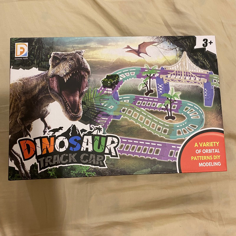 全新 未拆封 侏羅紀世界軌道車 🦖恐龍玩具 兒童玩具 軌道玩具