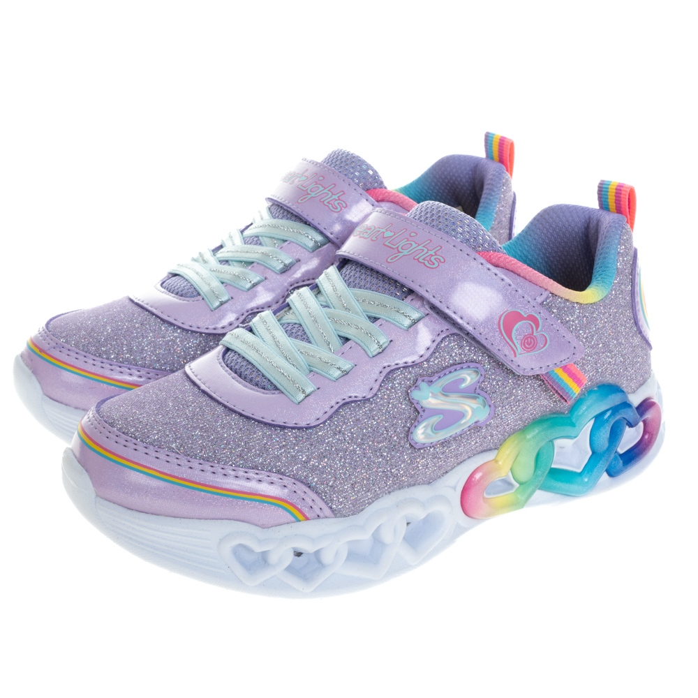 SKECHERS 童鞋 女童系列燈鞋 INFINITE HEART LIGHTS - 303751LLVMT