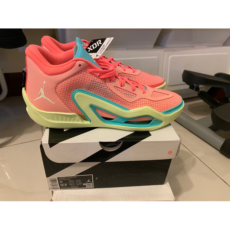 100%全新正品NIKE JORDAN TATUM1 PINK LEMONADE粉紅檸檬黃藍DX6733-600us11