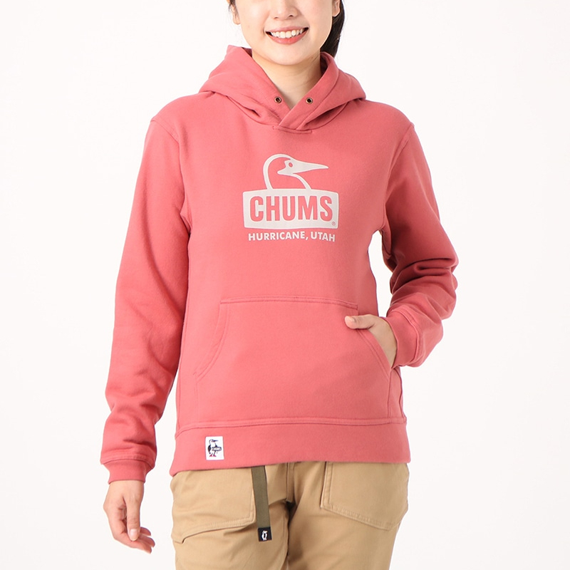 CHUMS Booby Face Pullover Parka連帽上衣 粉紅-CH001419R110