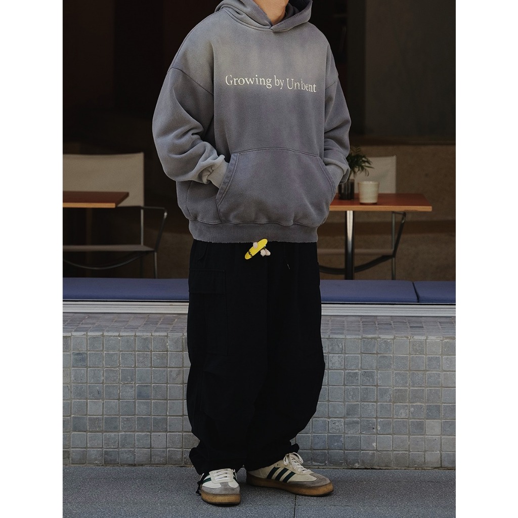 UNBENT 23AW Gradient Washed Hoodie 水洗破壞 帽T 【PS中壢】