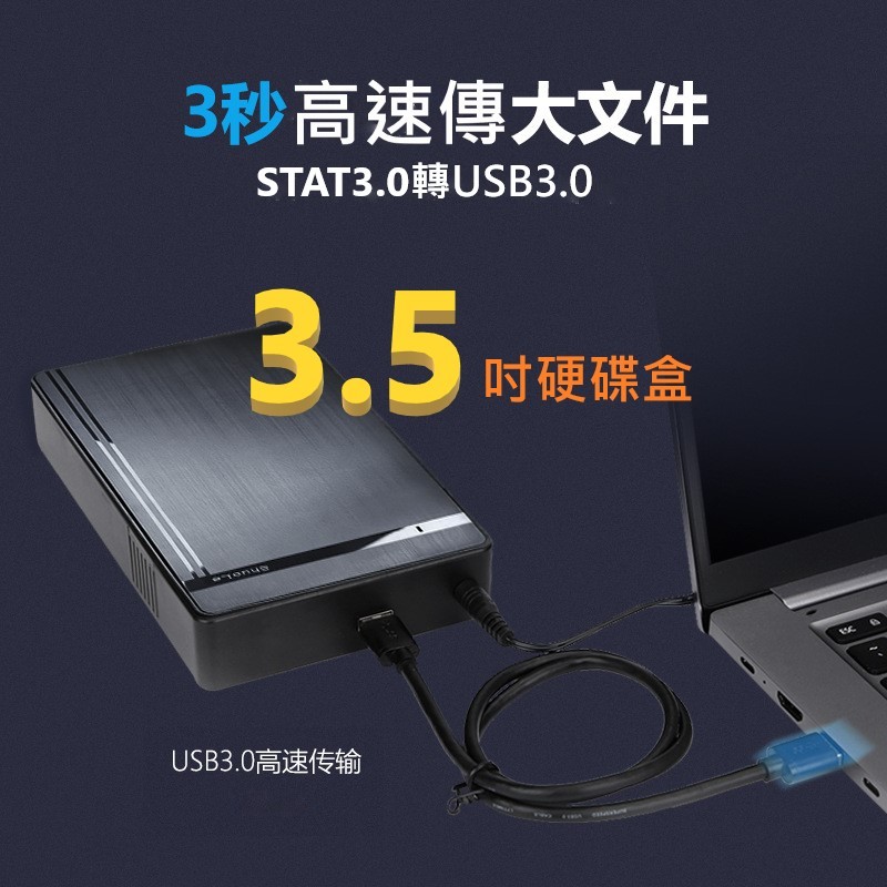 領卷💕免運  3.5吋硬碟盒 SSD 外接盒 HHD 硬碟外接盒 sata 外接盒 外接硬碟盒 硬碟轉接盒 筆電硬碟盒