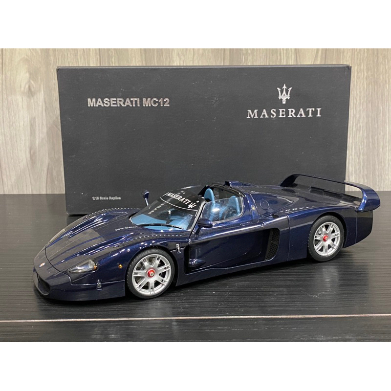 Autoart 1/18 Maserati MC12 藍 絕版 稀有