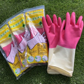 H641型 三花雙色手套 塑膠手套 雙色手套