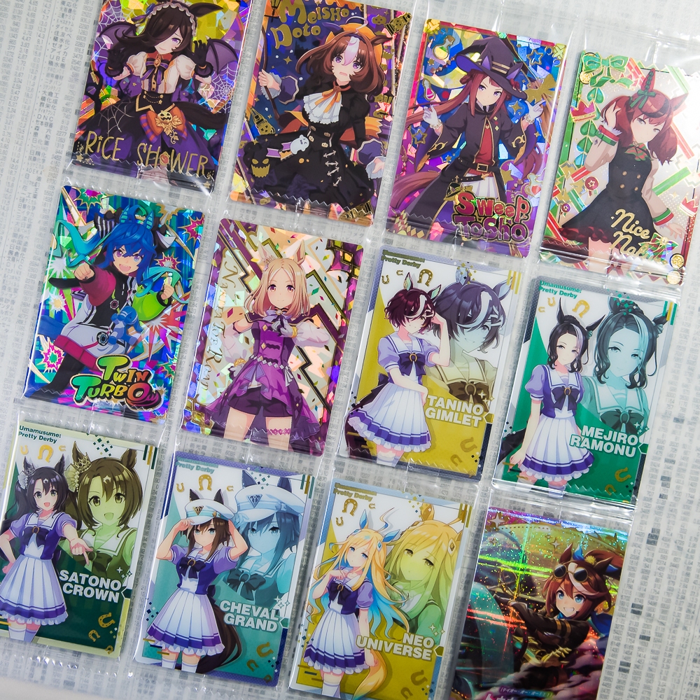 賽馬娘 第六彈 威化餅 食玩 卡 卡片 卡牌（超級小溪、名將怒濤）