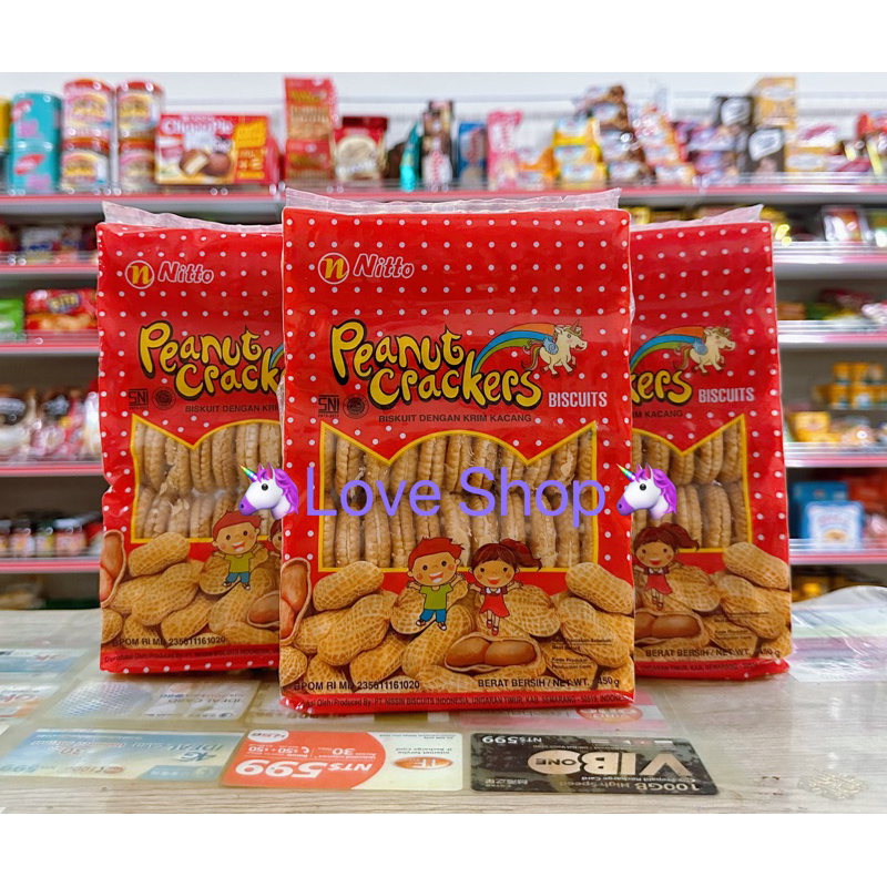 🦄Love Shop🦄Nitto Peanuts Crackers Biscuits花生夾心餅乾
