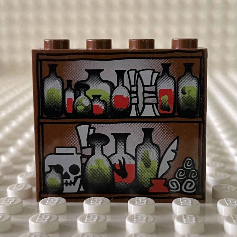 LEGO樂高 二手 絕版 哈利波特系列 4215bpx1 印刷磚 魔藥學 魔藥 草藥