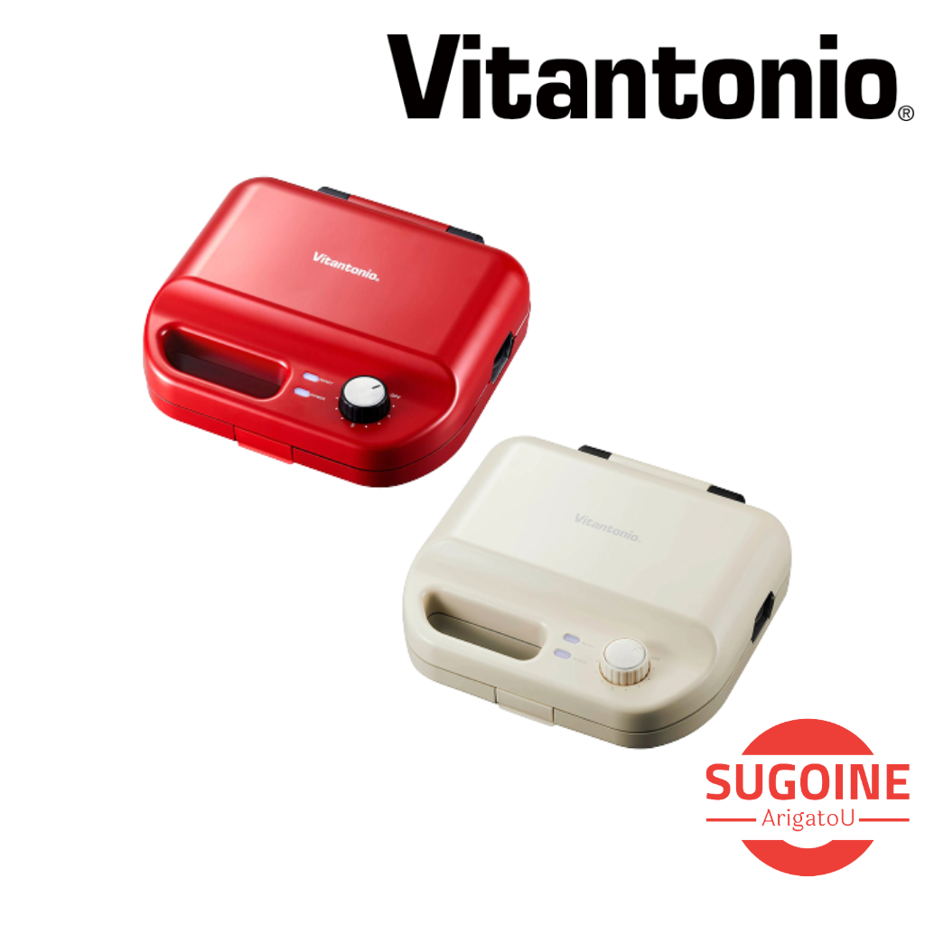 日本 Vitantonio 鬆餅機 VWH-50 紅 白 附2烤盤 搭配10系列烤盤 家庭廚房 在宅 防疫 小V
