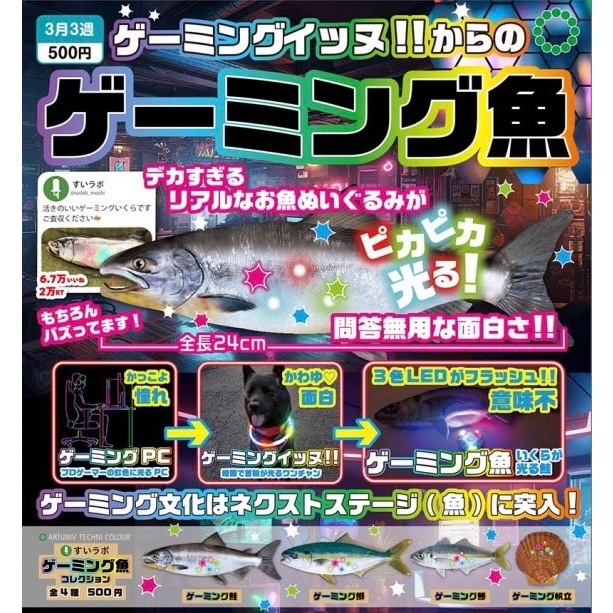 『預購』3月  ATC-SUILAB 電競魚    IKIMON  扭蛋   轉蛋   【蛋樂寶】