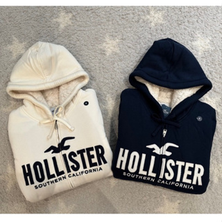 《羔羊毛外套》美國🇺🇸直寄～Hollister CO羔羊毛外套 刷毛外套 連帽外套 運動外套HCO 海鷗