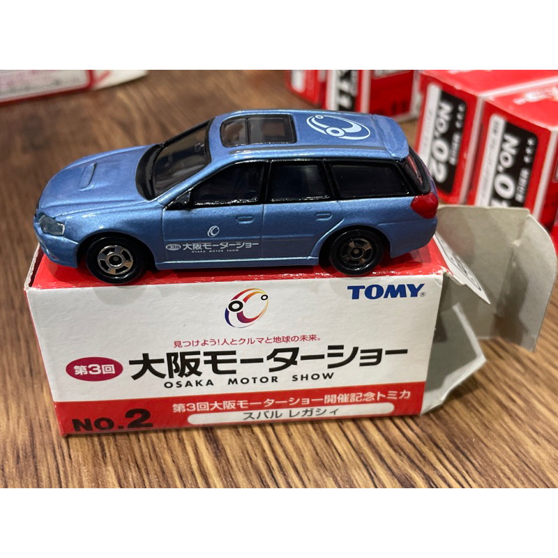 TOMICA  多美 第3回 大阪車展 開催紀念 NO.2 速霸陸 LEGACY 休旅車 舊藍標