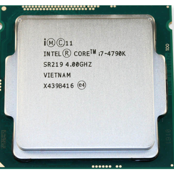 Intel Core i7-4790K @ 4.00GHz