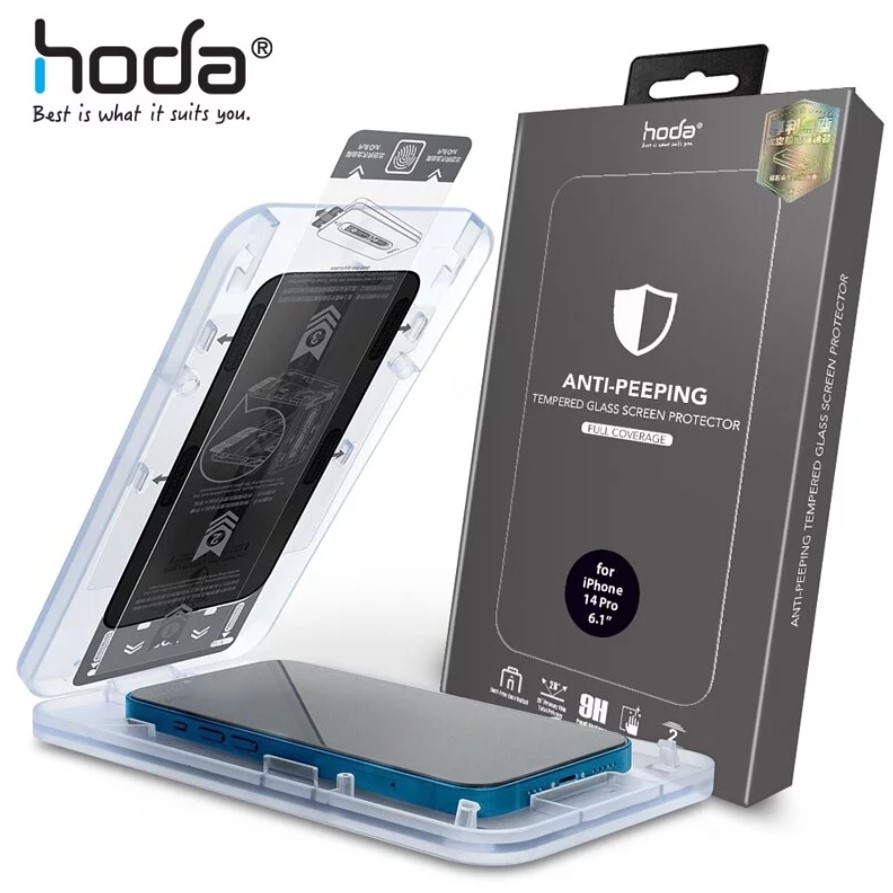 HODA iPhone 15 14 13 12 11 Pro Max Plus 2.5D(高透/霧面)滿版防窺玻璃保護貼
