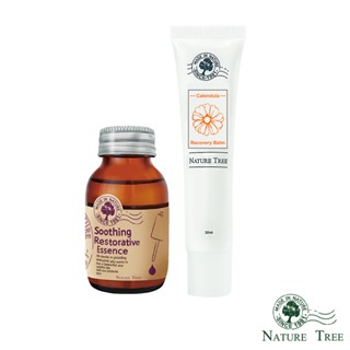 【Nature Tree】敏敏安撫組(經典濃縮舒敏精華液 60ml+金盞花全效精華霜 30ml)〔官方直營〕