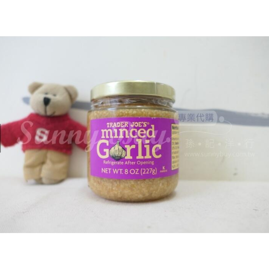 【Sunny Buy】◎現貨◎ 美國 Trader Joe's minced garlic 蒜泥醬 227g 大蒜碎