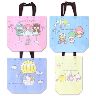 Sanrio 三麗鷗大集合環保袋 三麗鷗家族購物袋 三麗鷗旅遊趣購物袋 美樂蒂 大耳狗 凱蒂貓