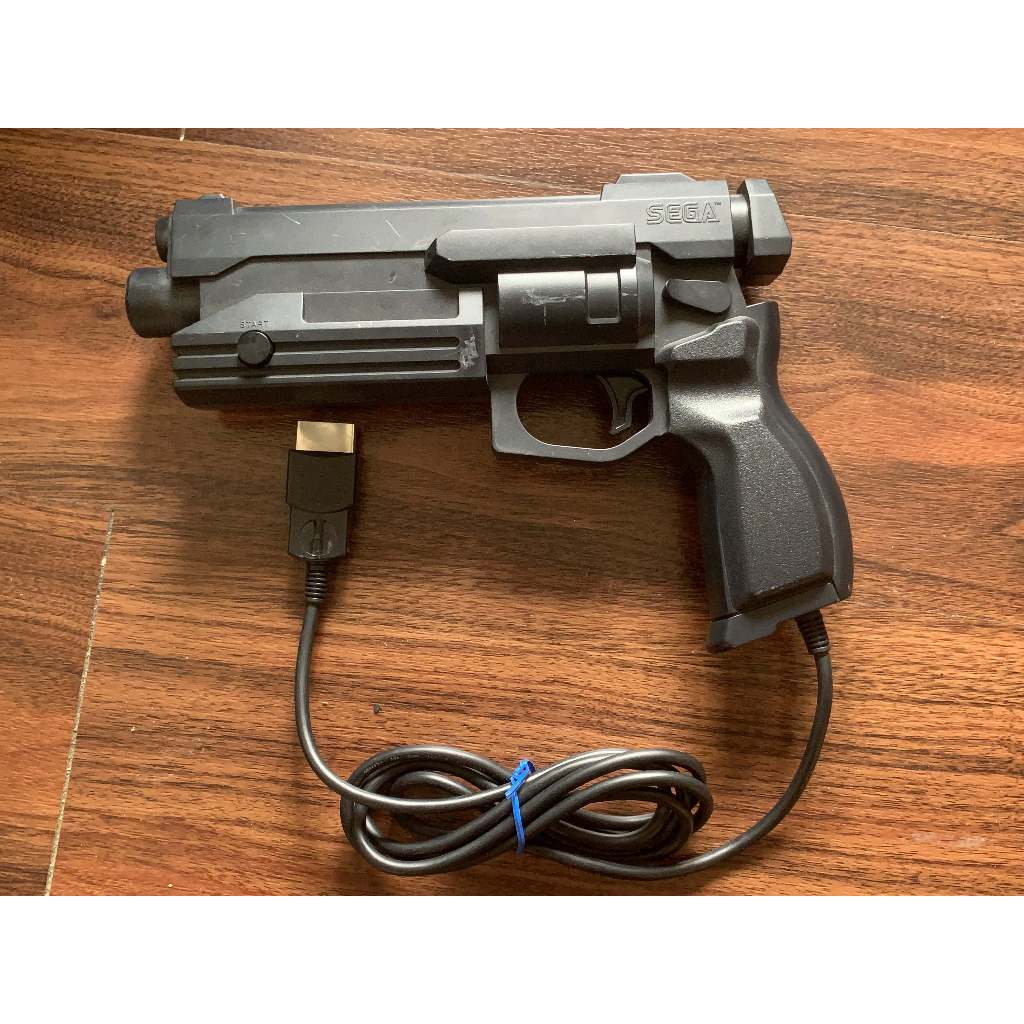 土城可面交稀少珍藏Sega Saturn Virtua Cop 光線槍（HSS-0122)（只對應CRT電視)