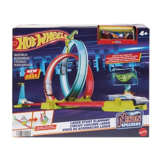 玩具反斗城 風火輪霓虹系列雙環收納軌道組