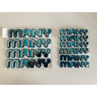 MANY-果凍版立體貼紙(全新-正原廠)