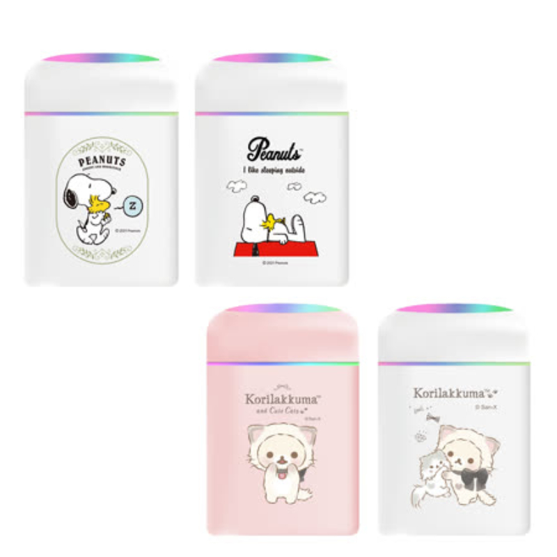 【正版授權】 Rilakkuma 拉拉熊 SNOOPY 史努比 奈米 霧化 加濕器 USB 噴霧 七彩 小夜燈 加濕器