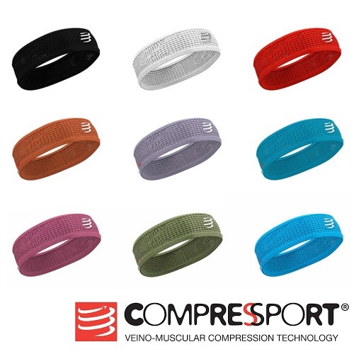 瑞士 Compressport 窄版 止汗呼吸頭帶 2.0 3.0 新款 路跑 馬拉松 頭帶