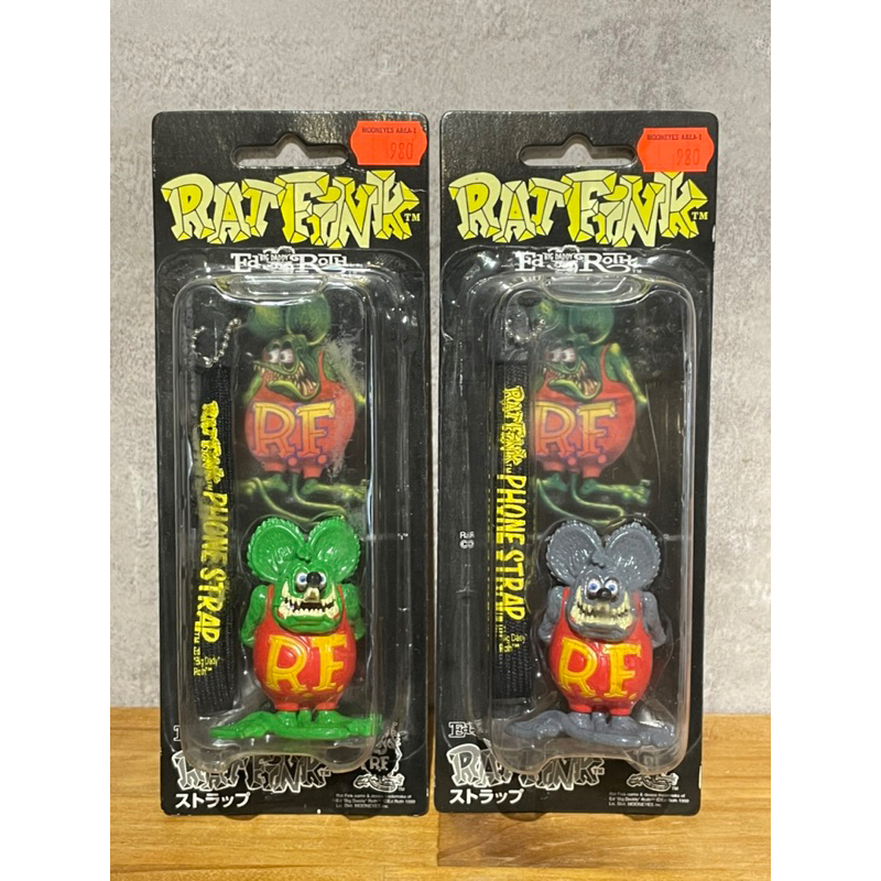 RAT FINK 芬克鼠 鑰匙圈 吊飾 擺件 絕版老品MOONEYES Hot Rod 美式文化