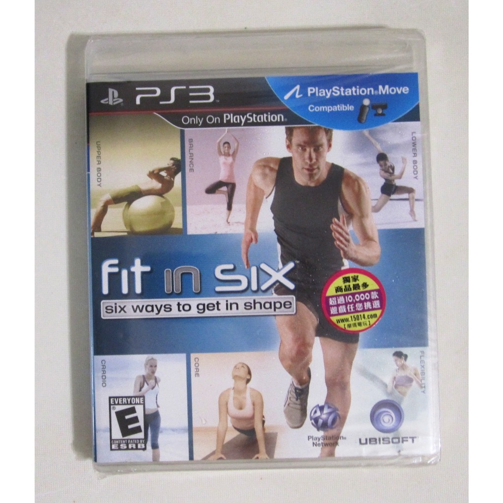 全新PS3 健身工坊 英文版 FIT IN SIX (MOVE)