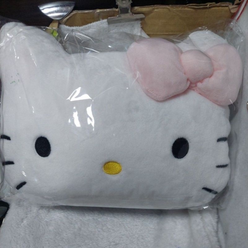 7-11 Hello Kitty 3D抱枕毛毯組薰衣草造型 抱枕 靠枕 限量