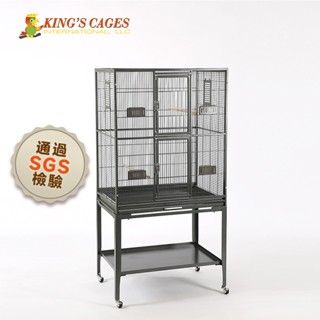 【大鸚帝國】美國金氏KING'S CAGES / 雙門群鳥籠 / 小型鸚鵡籠 鳥籠 鸚鵡鳥籠 虎皮 牡丹 玄鳳 錐尾