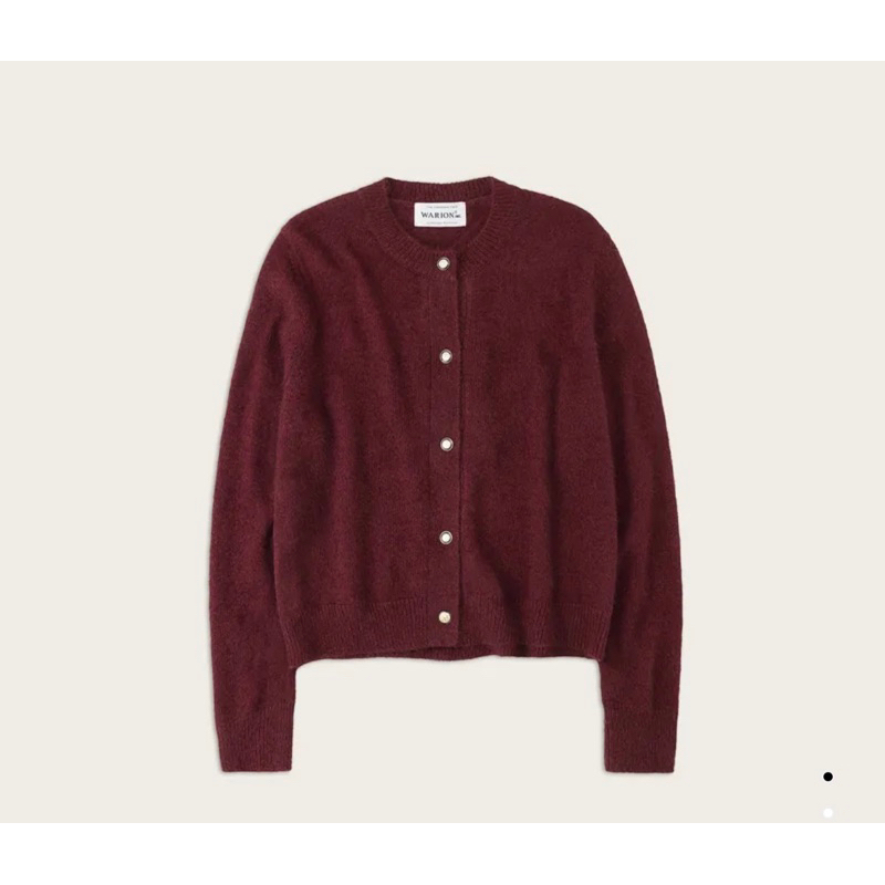 Warion Raccoon Cardigan - Wine