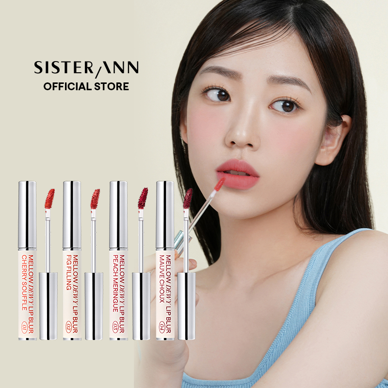 【SISTERANN】 絲絨水潤啞光唇彩 MELLOW DEWY LIP BLUR 官方旗艦店 韓國安姐姐