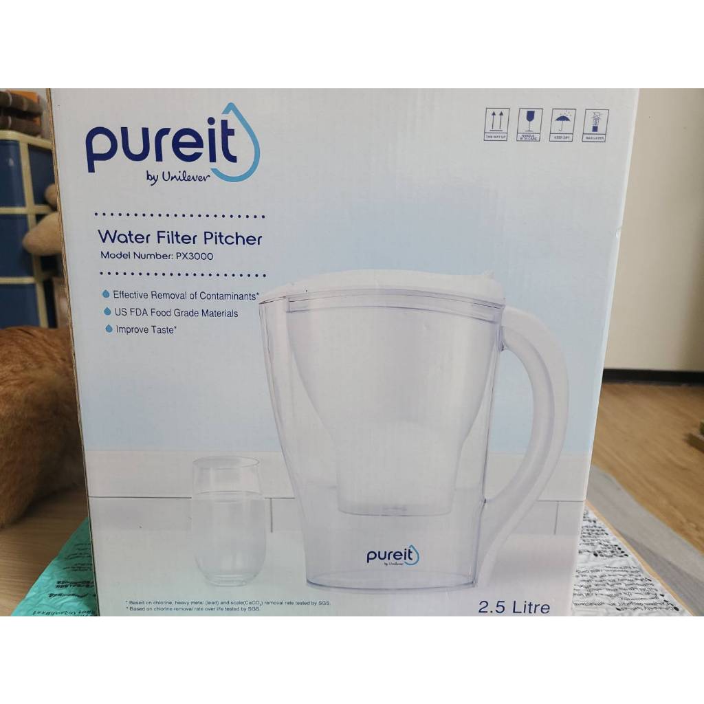 Unilever 聯合利華 Pureit PX3000即淨濾水壺2.5L(內含濾芯1入)(三重蘆洲歡迎聊聊)