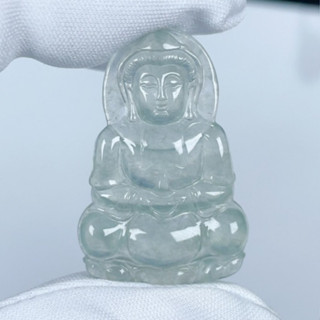 《Always9168輕奢珠寶》天然緬甸A貨翡翠 玻璃種冰正莊觀音開臉漂亮出貨 附臺灣珠寶鑑定證書