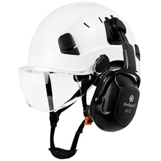 【24H出貨】DARLINGWELL ABS 美式工程帽 工業安全帽 安全頭盔 高空作業帽 隔音耳罩 墨片 岩盔 開發票