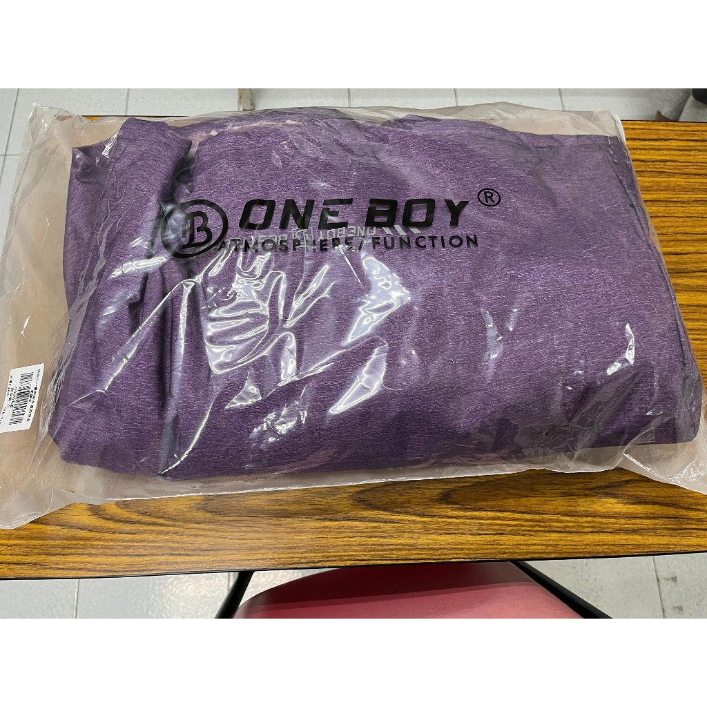 全新 ONE BOY 衝鋒衣 麻深紫 XL