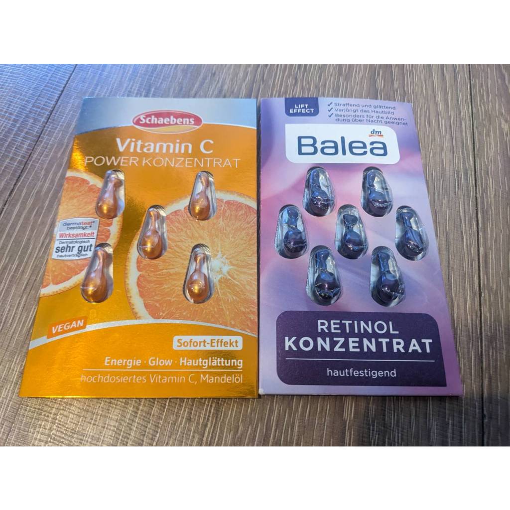 德國DM Balea 芭樂雅 緊緻膠囊 紫色和黃色各一片