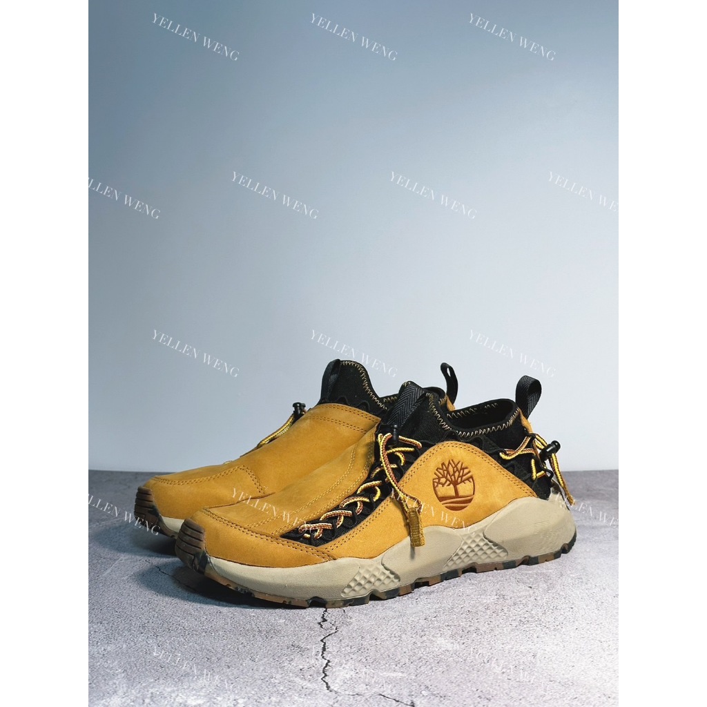【全新正品 Timberland】 男款小麥色Ripcord織物中筒休閒鞋US8.5 CM26.5
